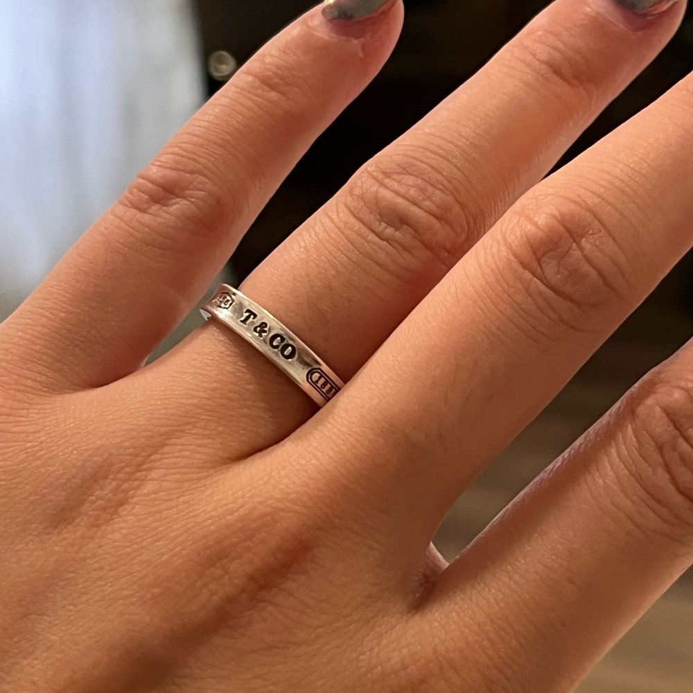 Tiffany 1837 925 Silver Ring size 6